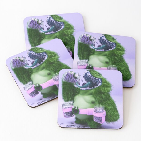 Item preview, I Love Cookies (Green Monster) designed and sold by Ghostach.