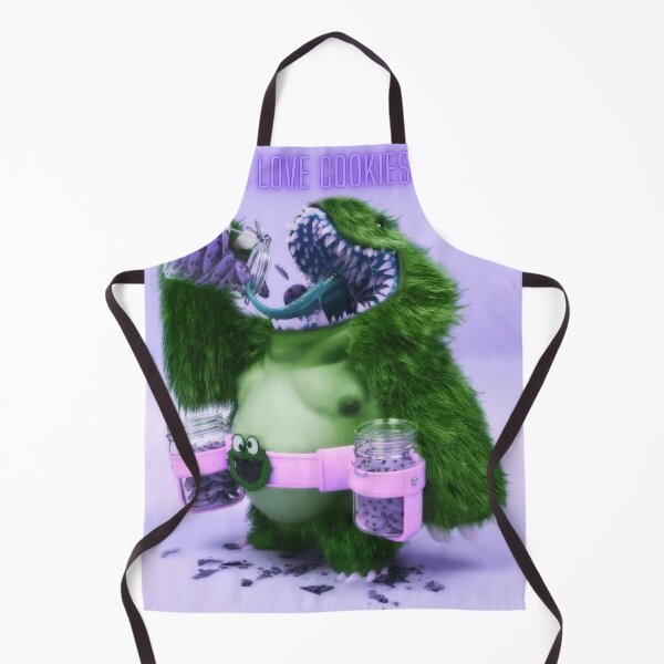 Item preview, I Love Cookies (Green Monster) designed and sold by Ghostach.
