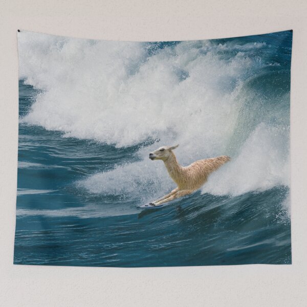 Item preview, Surfing llama designed and sold by ESCAPZ.