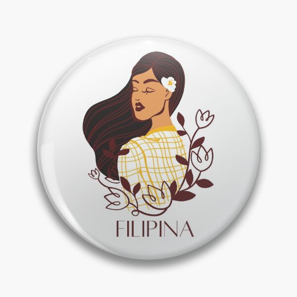 Artikelvorschau, Schöne Filipina Pinay Filipiniana Filipino mit Sampaguita Blume entworfen und verkauft von AloraDesigns.