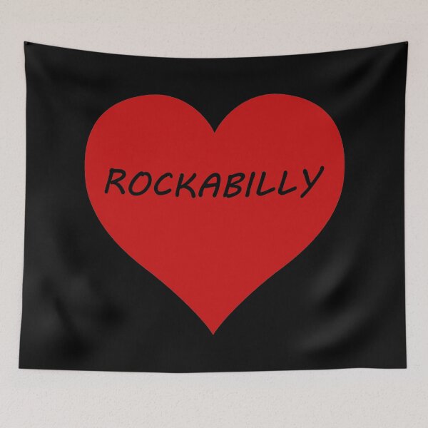 Item preview, Rockabilly Lover's Retro Classic Heart  designed and sold by SpotterArt.