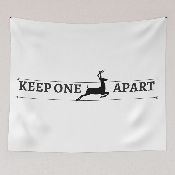 Item preview, Keep One Reindeer Apart designed and sold by Gmaish.