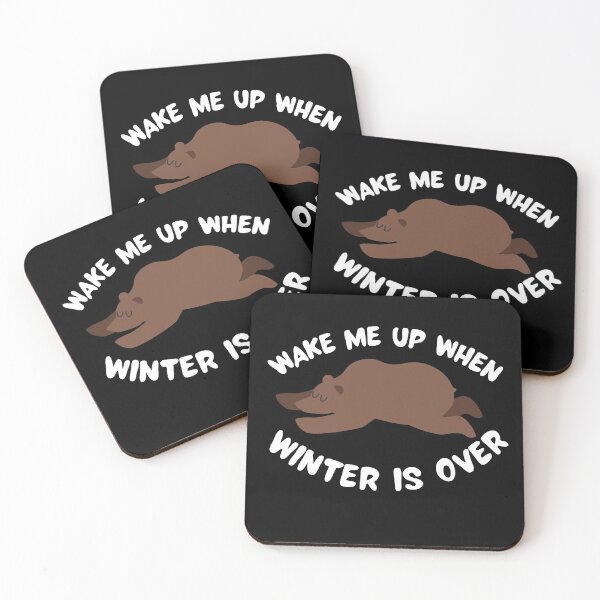 Item preview, Wake me up when winter is over sleeping bear  designed and sold by Socool101.