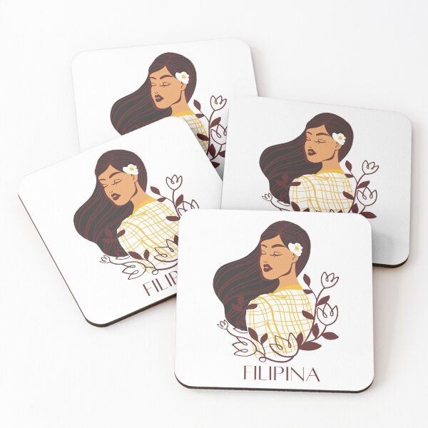 Artikelvorschau, Schöne Filipina Pinay Filipiniana Filipino mit Sampaguita Blume entworfen und verkauft von AloraDesigns.