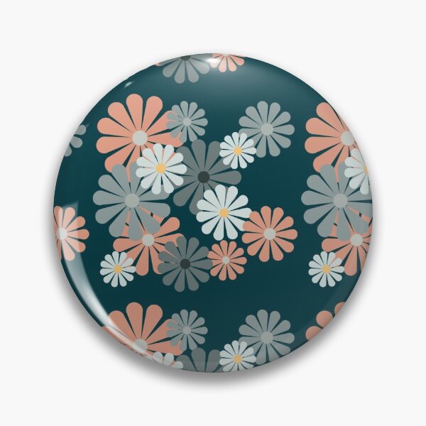 Item preview, Pink, Blue and White Pastel Daisy Pattern designed and sold by Natasha Greene.