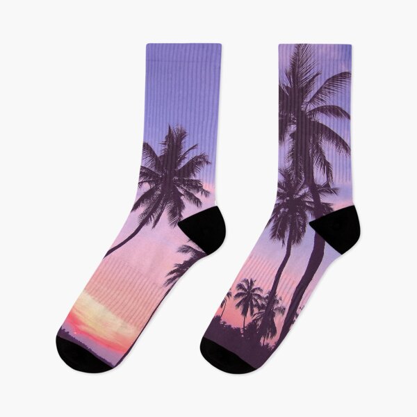 Item preview, Palm Trees Ocean Sunset Silhouette designed and sold by Felicity-K.
