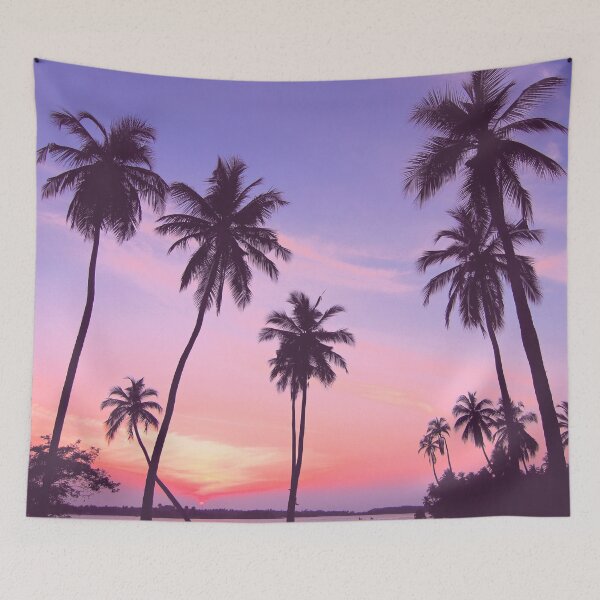 Item preview, Palm Trees Ocean Sunset Silhouette designed and sold by Felicity-K.