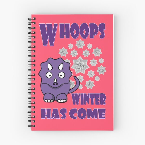 Item preview, Winter has come, a funny dino designed and sold by helenkaiy.