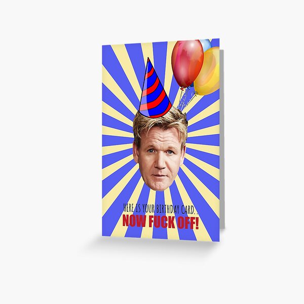 funny gordon ramsay Greeting Card