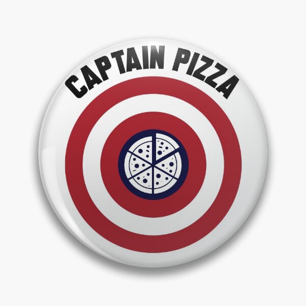 Item preview, Captain Pizza logo + text designed and sold by Dkrode.