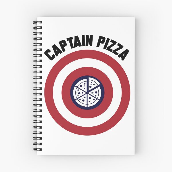 Item preview, Captain Pizza logo + text designed and sold by Dkrode.