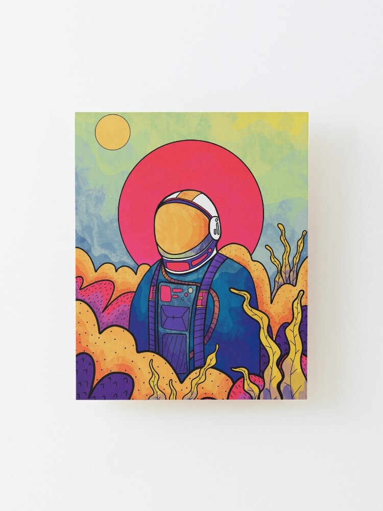 Alternate view of The planet explorer Mounted Print