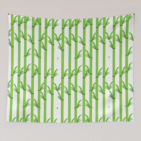 Item preview, Green Bamboo Pattern designed and sold by Happy-PrintZ.