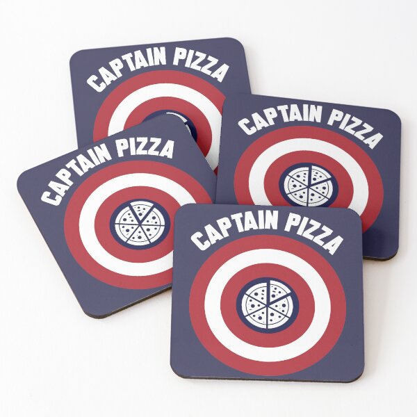 Item preview, Captain Pizza logo + white text designed and sold by Dkrode.