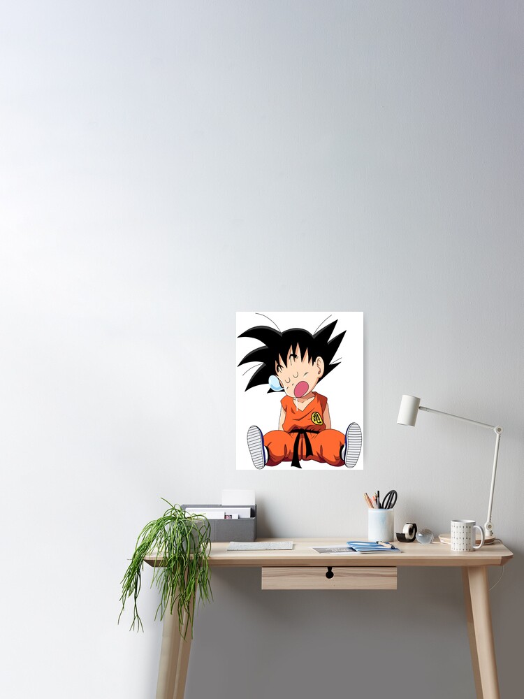 Son Goku Child Art Board Print by matthieu jouannet