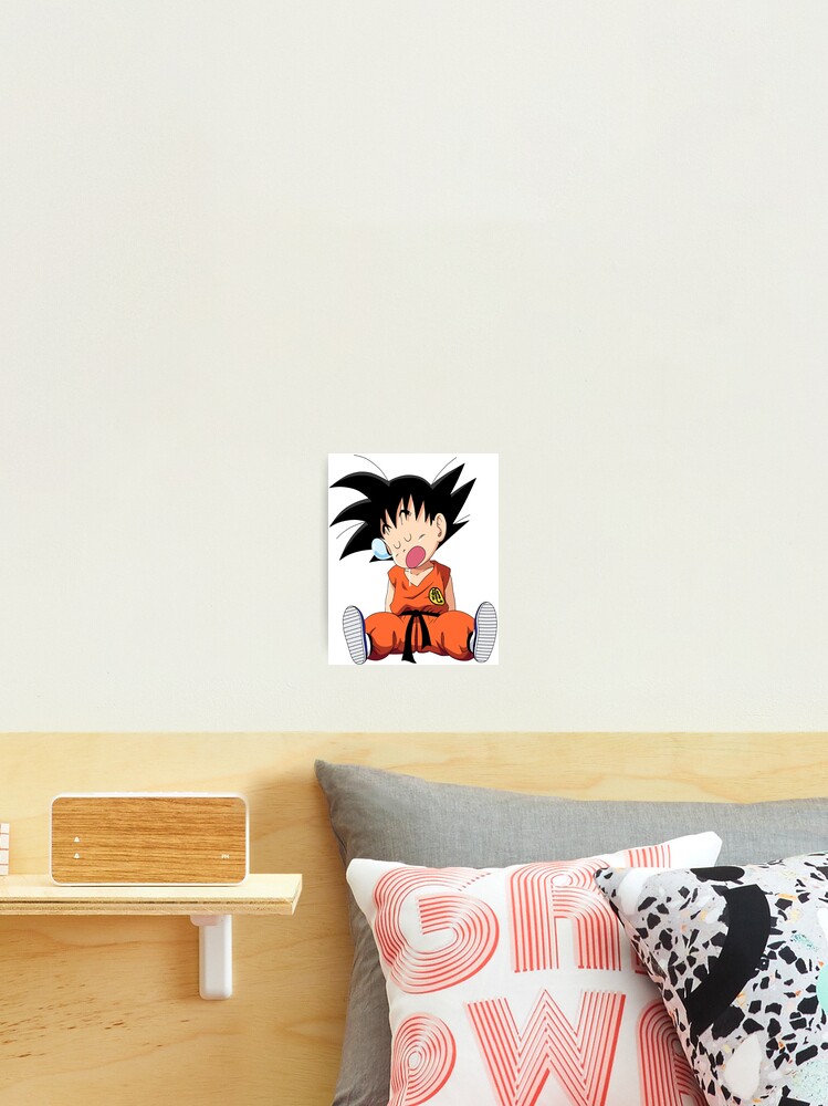 Son Goku Child Art Board Print by matthieu jouannet