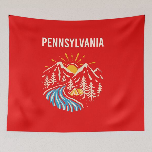 Artikelvorschau, Pennsylvania Pennsylvania Landschaft entworfen und verkauft von FetaBoxes.
