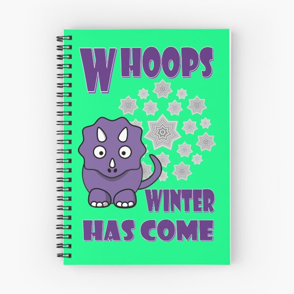 Item preview, Winter has come, a funny dino designed and sold by helenkaiy.