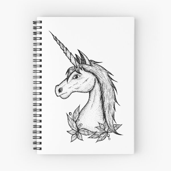 Item preview, Fabled Unicorn, unicorn dotwork design designed and sold by VasilisLam.