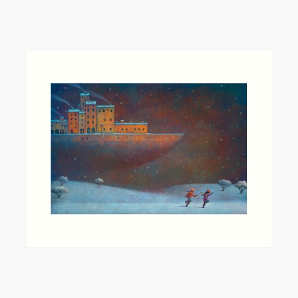 The boat Art Print