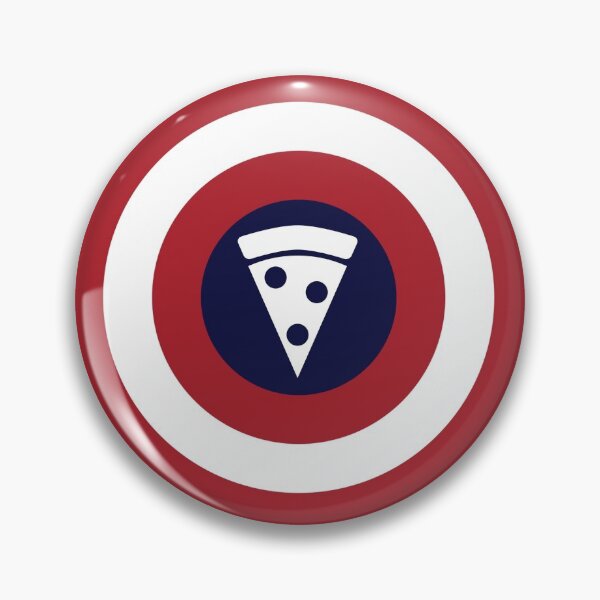 Item preview, Captain Pizza logo slice designed and sold by Dkrode.