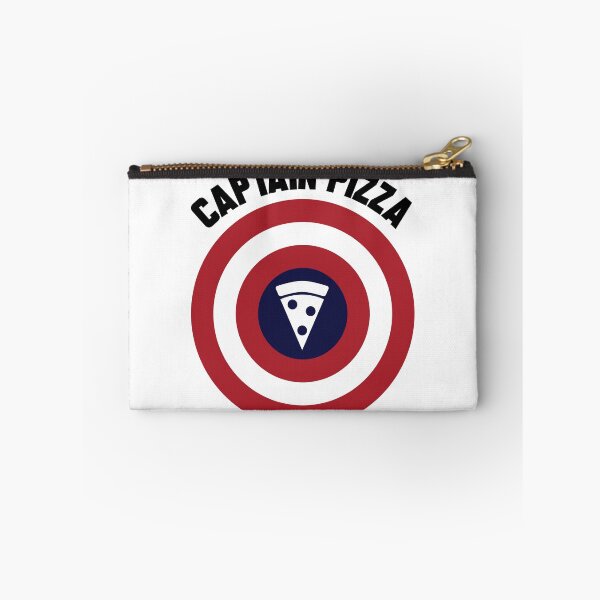 Item preview, Captain Pizza logo slice + text designed and sold by Dkrode.