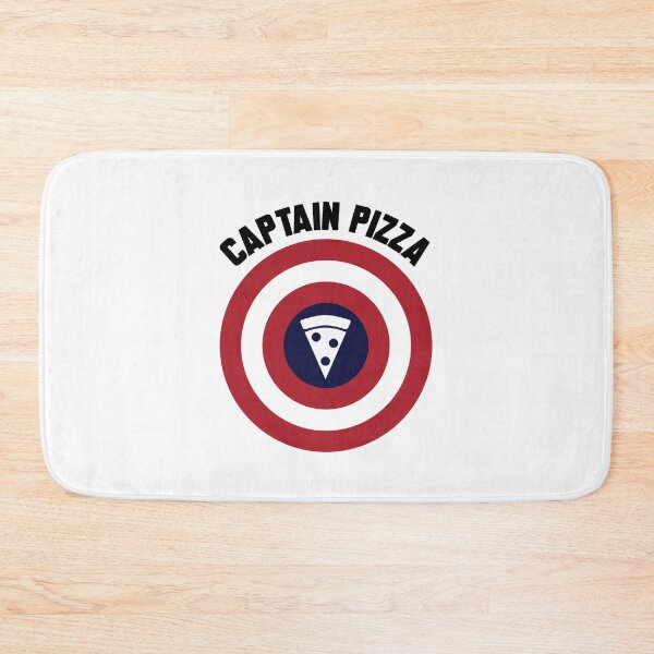 Item preview, Captain Pizza logo slice + text designed and sold by Dkrode.