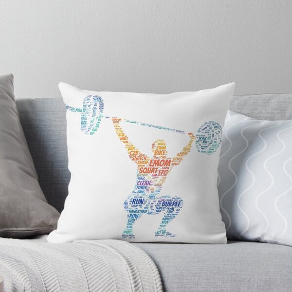 Item preview, The Snatch - CrossFit Word Cloud Design - Rainbow Text designed and sold by RXThread.