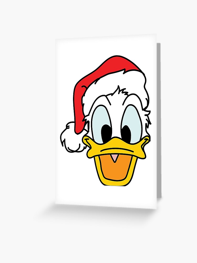 Tarjetas De Felicitacion Pato Donald Feliz Navidad De Makrov Redbubble
