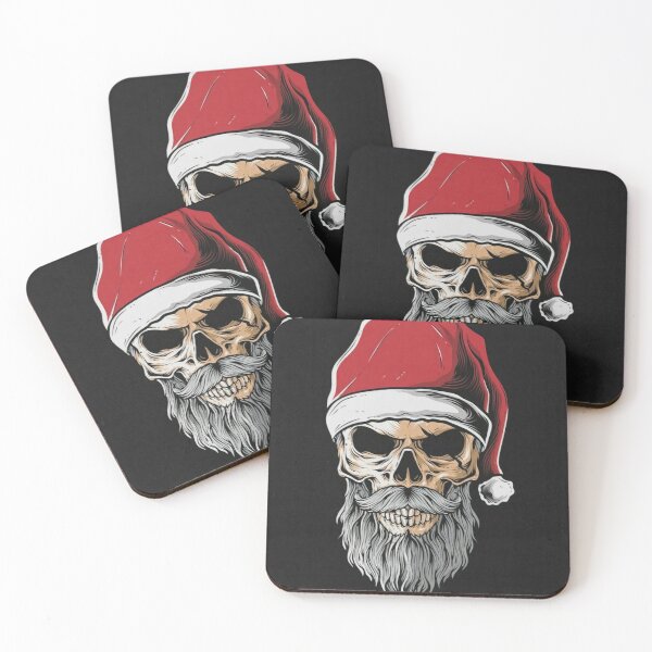 Item preview, //santa skull designed and sold by henrygeiger.