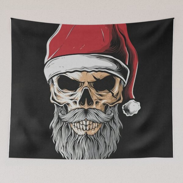 Item preview, //santa skull designed and sold by henrygeiger.