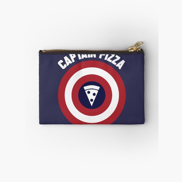 Item preview, Captain Pizza logo slice + white text designed and sold by Dkrode.
