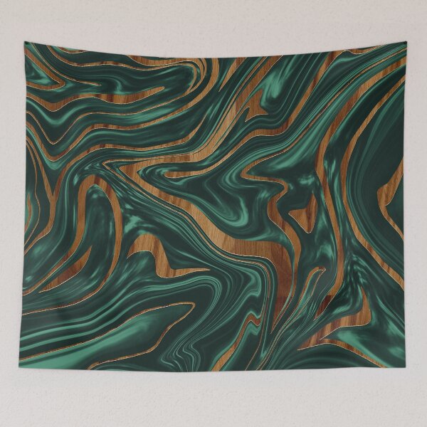 Item preview, Emerald Green Black Wood Marble #1 #decor #art designed and sold by Anita's & Bella's Art.