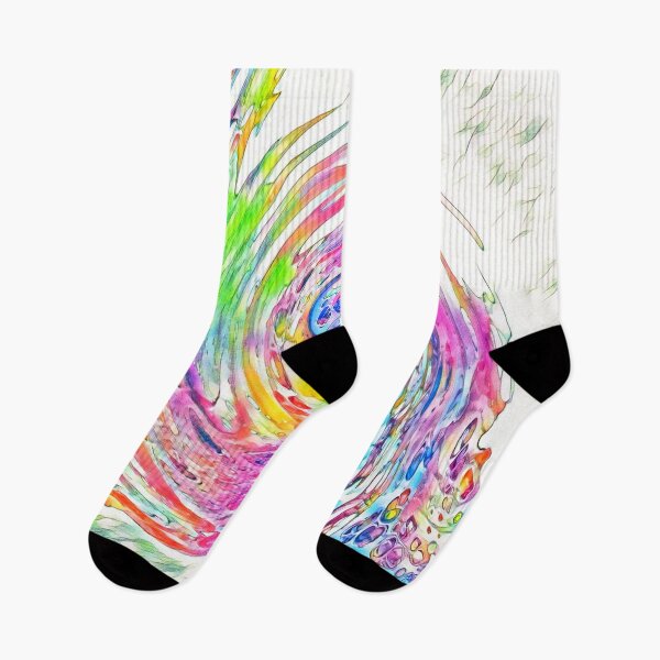 Item preview, Crazy Rainbow Swirling Waves | Splash of Colour designed and sold by JillyJ05.