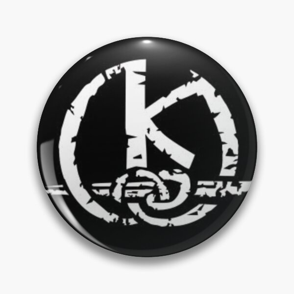 Item preview, White Kaamelott logo on a black background designed and sold by PercevalShop.