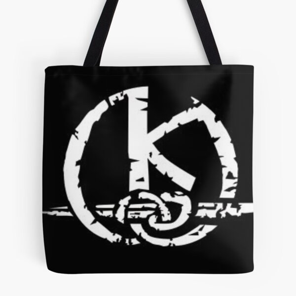 Item preview, White Kaamelott logo on a black background designed and sold by PercevalShop.