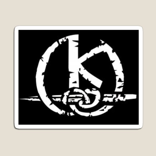 Item preview, White Kaamelott logo on a black background designed and sold by PercevalShop.