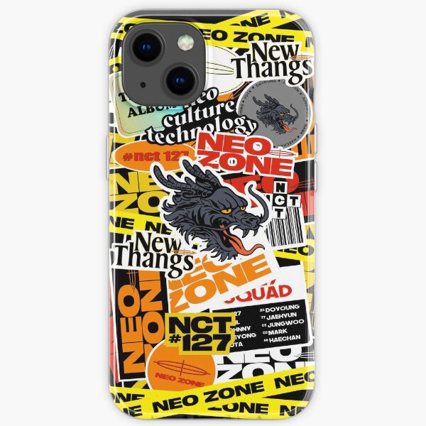 NCT 127 NEOZONE T VER - STICKER PACK Coque souple iPhone