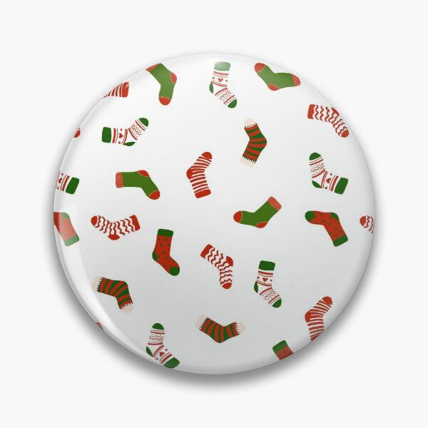 Item preview, Christmas sock illustration, cute holiday pattern  designed and sold by Ana Moguš.