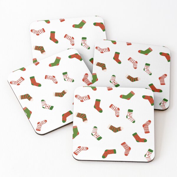 Item preview, Christmas sock illustration, cute holiday pattern  designed and sold by Ana Moguš.
