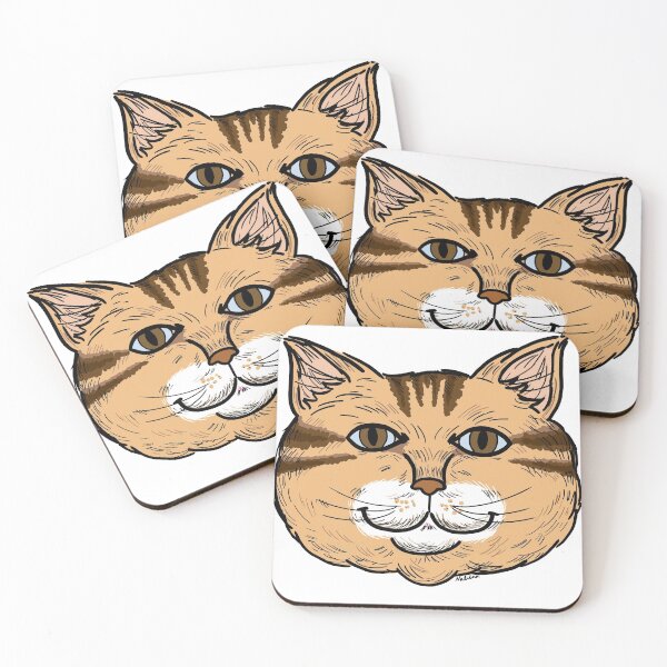 Item preview, Tabby Kitty Cat Face designed and sold by Nalidsa Sukprasert.