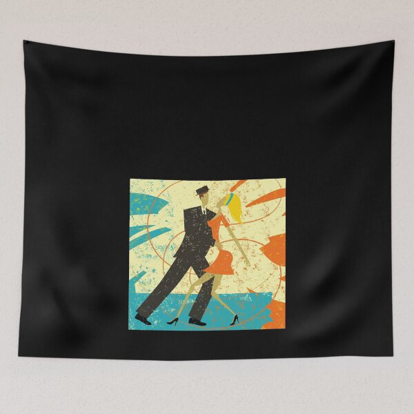 Item preview, Retro Dancers Party Vintage Colors Birthday Gift designed and sold by GBDesigner.