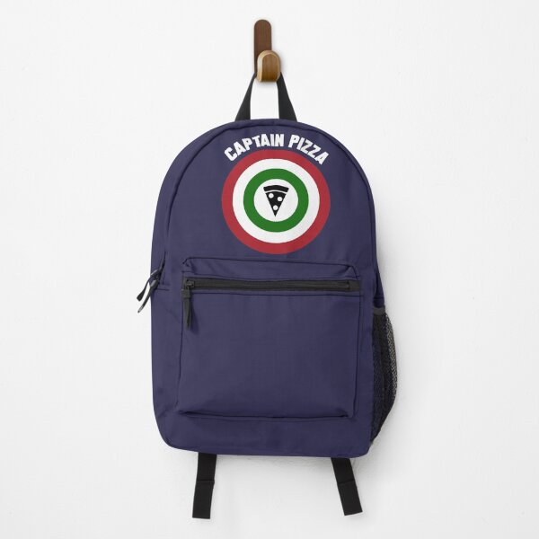 Item preview, Captain Pizza (Italian flag) logo slice + white text designed and sold by Dkrode.