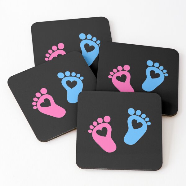 Item preview, Baby, baby feet, footprint, hearts designed and sold by boom-art.