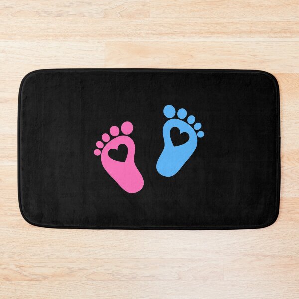 Item preview, Baby, baby feet, footprint, hearts designed and sold by boom-art.