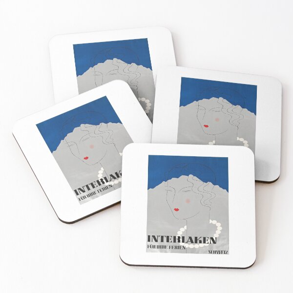 Item preview, retro iconic Interlaken Ferien designed and sold by CorasPosters.