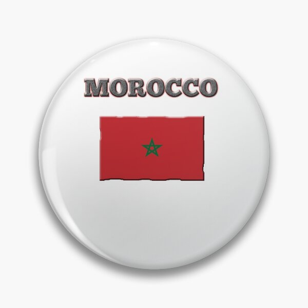 Item preview, Morocco Flag designed and sold by FunnyOfferings.