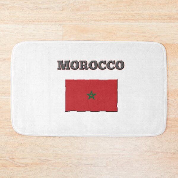Item preview, Morocco Flag designed and sold by FunnyOfferings.