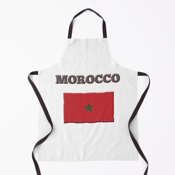 Item preview, Morocco Flag designed and sold by FunnyOfferings.