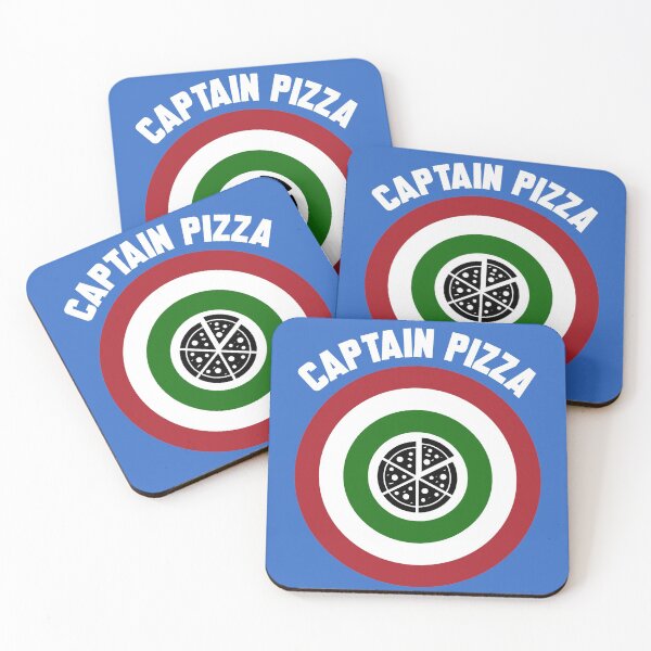 Item preview, Captain Pizza (Italian flag) logo + white text designed and sold by Dkrode.